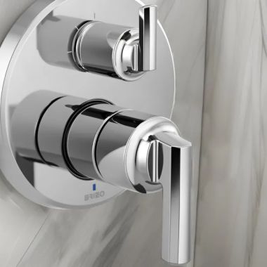 Click here to see Brizo HL75P98-PC Brizo Levoir Lever Handle Kit for Pressure Balance Valve with Integrated Diverter Trim, Polished Chrome - HL75P98-PC