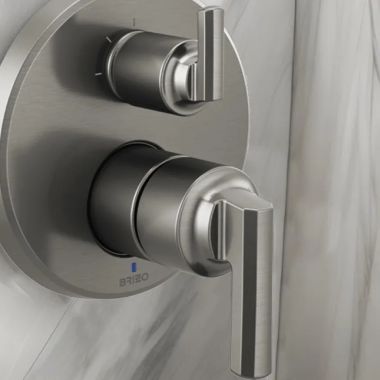 Click here to see Brizo HL75P98-SL Brizo Levoir Lever Handle Kit for Pressure Balance Valve with Integrated Diverter Trim, Brilliance Luxe Steel - HL75P98-SL
