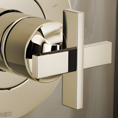 Click here to see Brizo HX60P98-PN Brizo Levoir Pressure Balance Valve Trim Single Cross Handle Kit, Brass, Brilliance Polished Nickel - HX60P98-PN