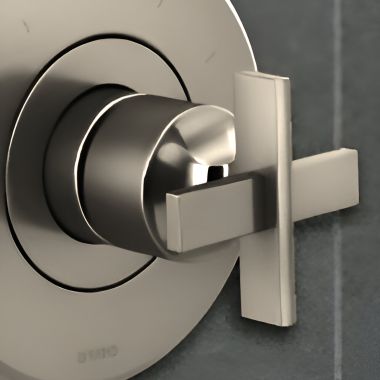 Click here to see Brizo HX6698-NK Brizo Levoir Sensori Thermostatic Valve Trim Cross Handle Kit, Brilliance Luxe Nickel - HX6698-NK