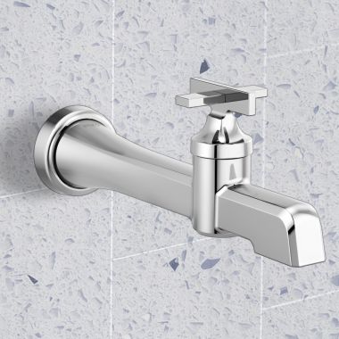 Click here to see Brizo T65798LF-PC-ECO Brizo Levoir Single-Handle Bathroom Faucet, Less Drain, Wall-Mount, WaterSense, 1.2 GPM, Polished Chrome - T65798LF-PC-ECO