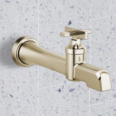Click here to see Brizo T65798LF-PN Brizo Levoir Single-Handle Bathroom Faucet, Less Drain, Wall-Mount, WaterSense, 1.5 GPM, Brilliance Polished Nickel - T65798LF-PN