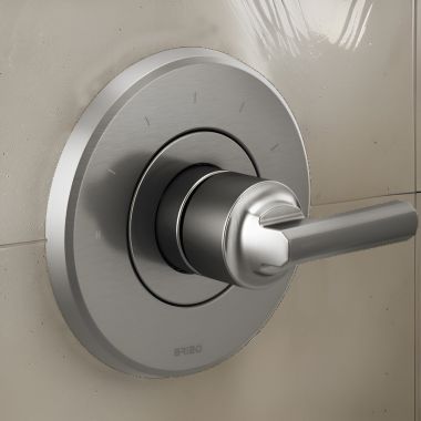 Click here to see Brizo T66T098-SLLHP Brizo Levoir Sensori Single-Handle Thermostatic Valve Trim, Less Handle, Brilliance Luxe Steel - T66T098-SLLHP