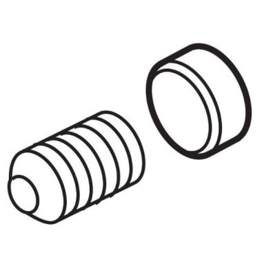 Click here to see Delta RP73162BL Delta Trinsic Matte Black Set Screw and Button for T2759, T4759, T2758, and T4758 Roman Tub Trims - RP73162BL