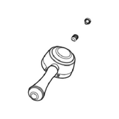 Click here to see Delta RP92377RB Delta Handle, Set Screw, and Button for Cassidy 9197-DST Kitchen and 9997-DST Bar/Prep Faucets, Venetian Bronze - RP92377RB