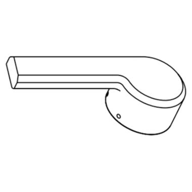 Click here to see Delta RP93282KS Delta RP93282KS Pivotal Handle, Set Screw and Button - Black Stainless