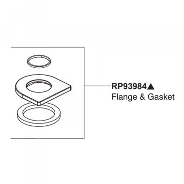Click here to see Peerless RP93984 Peerless Replacement Part Chrome Flange and Gasket- RP93984 