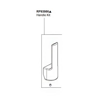 Click here to see Peerless RP93986 Peerless Replacement Part Chrome Lever Handle Kit, ADA - RP93986 