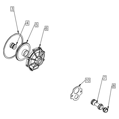 Click here to see Red Lion 305597004 Red Lion 305597004 Overhaul Kit for PW-CJ50 Pump