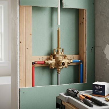Click here to see   Newport Brass Pressure Balanced Tub and Shower Diverter Valve, 4 Port - 1-685