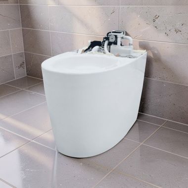 Click here to see Toto CT989CUMFG#12 TOTO NEOREST Dual Flush 1.0 or 0.8 GPF Elongated Toilet Bowl for AH and RH, Sedona Beige - CT989CUMFG#12