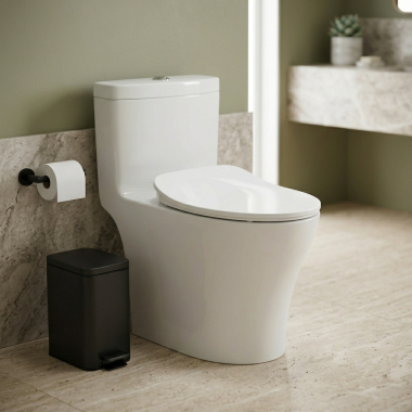 Click here to see Toto MS646234CUMFG#01 TOTO Aquia IV One-Piece Elongated Toilet with SS234 Seat, 1.0/0.8 GPF Dual Flush, WASHLET+ Ready, Cotton White - MS646234CUMFG#01