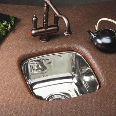 Click here to see Elkay SCUH1212SM Elkay SCUH1212SM Gourmet Stainless Steel Single Bowl Sink