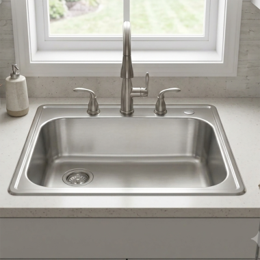 Click here to see Elkay PSRADQ191955L2 Elkay PSRADQ191955L2 Single Bowl Gourmet Sink