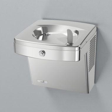Click here to see Oasis 504404 Oasis VersaCooler II Vandal Resistant Drinking Fountain, Refrigerated, 8 GPH, Brushed Stainless Steel - PGV8AC (504404)