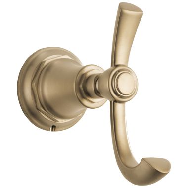 Click here to see Brizo 693561-GL Brizo Rook Double Robe Hook, Brilliance Luxe Gold - 693561-GL