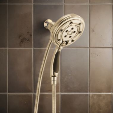 Click here to see Brizo 86200-GL-2.5 Brizo Essential Multi-Function Hydrati 2-in-1 Shower, Traditional, MagneDock, 2.5 GPM, Brilliance Luxe Gold - 86200-GL-2.5