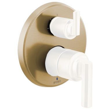 Click here to see Brizo RP100432GL Brizo Levoir 3 Function Escutcheon Assembly and Valve Seal, Brilliance Luxe Gold - RP100432GL