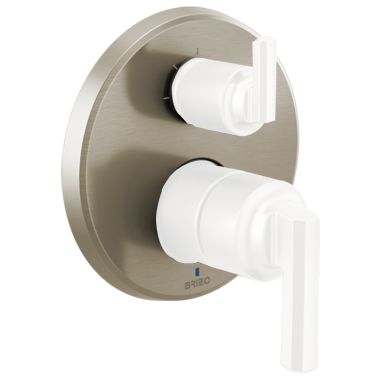 Click here to see Brizo RP100433NK Brizo Levoir 6 Function Escutcheon Assembly and Valve Seal, Brilliance Luxe Nickel - RP100433NK