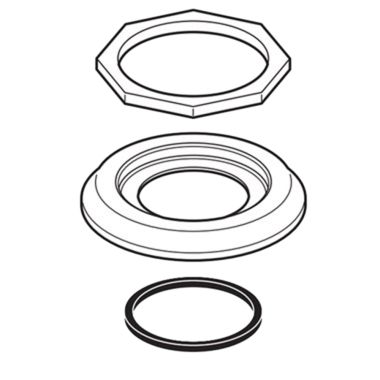 Click here to see Brizo RP81082GL Brizo RP81082GL Rook Base, Accent Ring & Gasket Base - Luxe Gold