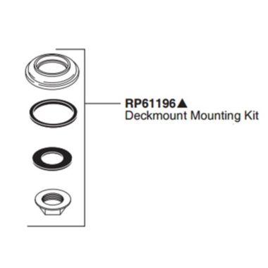 Click here to see Brizo RP61196GL Brizo RP61196GL Traditional Deck-Mount Mounting Kit - Luxe Gold