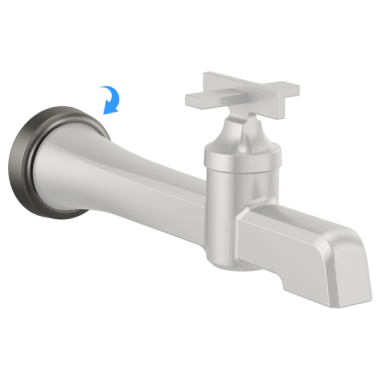 Click here to see Brizo RP100209SL Brizo Levoir Wall-Mount Lavatory Faucet Escutcheon and O-Ring, Brilliance Luxe Steel - RP100209SL