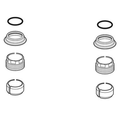 Click here to see Brizo RP75240NK Brizo RP75240NK Floor Mount Riser Assembly Kit, Luxe Nickel