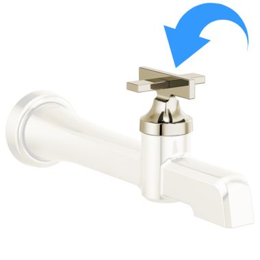 Click here to see Brizo RP100208PN Brizo Levoir Wall Mount Lavatory Faucet Cross Handle Kit, Brilliance Polished Nickel - RP100208PN