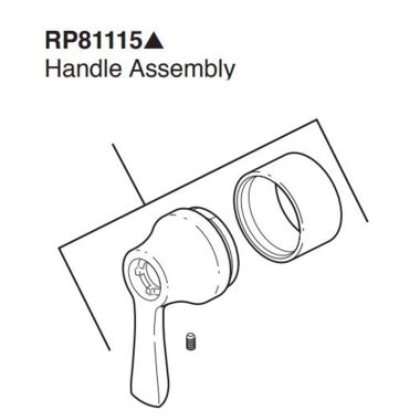Click here to see Brizo RP81115GL Brizo RP81115GL Rook Volume Control Handle Assembly - Luxe Gold