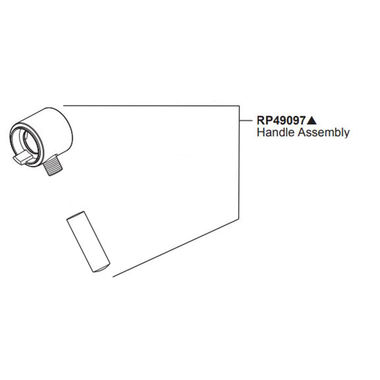 Click here to see Brizo RP49097GL Brizo RP49097GL Odin T60075-GL Handle Assembly - Luxe Gold