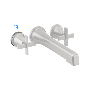 Click here to see Brizo RP100450SL Brizo Levoir Escutcheon  and Gasket for Wall-Mounted Tub Filler, Brilliance Luxe Steel - RP100450SL