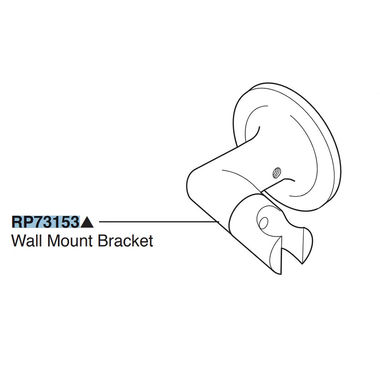 Click here to see Brizo RP73153GL Brizo Odin Handshower Holder Assembly, Luxe Gold - RP73153GL