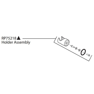 Click here to see Brizo RP75218GL Brizo RP75218GL Handshower Holder Assembly - Luxe Gold