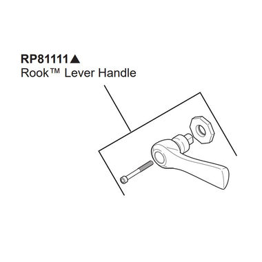 Click here to see Brizo RP81111GL Brizo RP81111GL Lever Handle - Luxe Gold