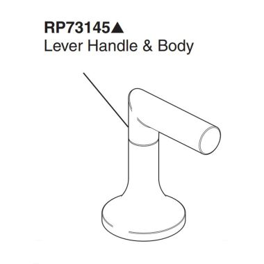 Click here to see Brizo RP73145GL Brizo RP73145GL Lever Handle & Body - Luxe Gold