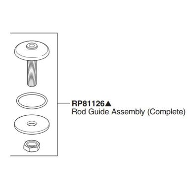 Click here to see Brizo RP81126GL Brizo RP81126GL Rook Rod Guide Assembly - Luxe Gold 