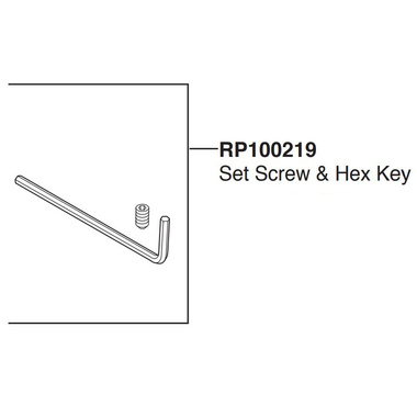 Click here to see Brizo RP100219 Brizo RP100219  Set Screw And Hex Key