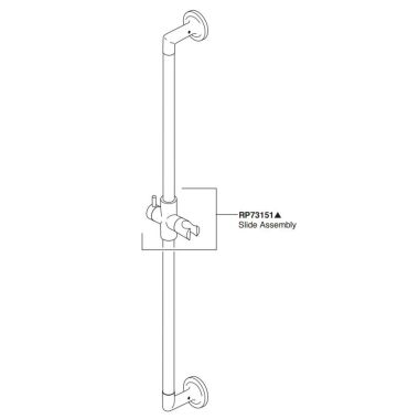 Click here to see Brizo RP73151GL Brizo RP73151GL Slide Assembly – Luxe Gold