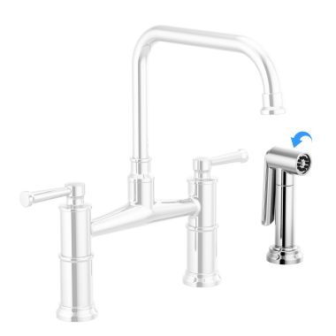 Click here to see Brizo RP100063PC Brizo Artesso Side Spray and Hose Assembly, Polished Chrome - RP100063PC