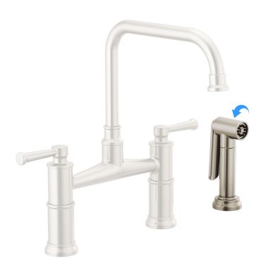 Click here to see Brizo RP100063SS Brizo Artesso Side Spray and Hose Assembly, Brilliance Stainless - RP100063SS