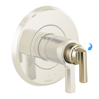 Click here to see Brizo RP100426PN Brizo Levoir Temperature Control Handle Assembly, Brilliance Polished Nickel - RP100426PN