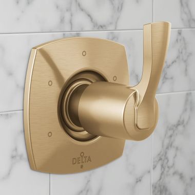 Click here to see Delta T11976-CZ Delta Stryke Diverter Trim With Six Function, Single Lever Handle, ADA, Champagne Bronze - T11976-CZ