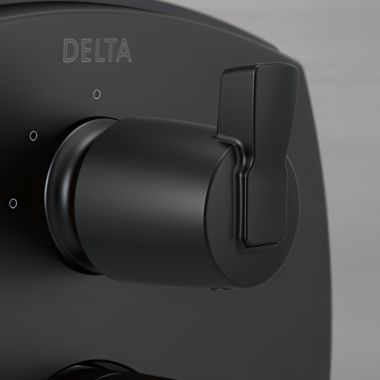 Click here to see Delta H559BL Delta Stryke Lever Handle Kit with Set Screw and Allen Wrench for Delta Stryke Integrated Diverter Valves, ADA, Matte Black - H559BL 