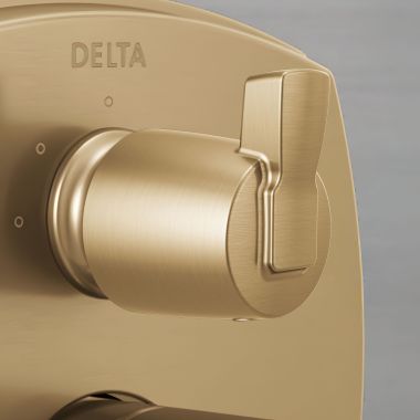 Click here to see Delta H559CZ Delta Stryke Lever Handle Kit with Set Screw and Allen Wrench for Delta Stryke Integrated Diverter Valves, ADA, Champagne Bronze - H559CZ 