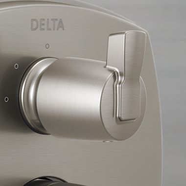 Click here to see Delta H559SS Delta Stryke Lever Handle Kit with Set Screw and Allen Wrench for Delta Stryke Integrated Diverter Valves, ADA, Stainless - H559SS