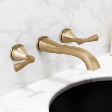 Click here to see Delta T3576LF-CZWL Delta Stryke Wall-Mount Lavatory Faucet for 8