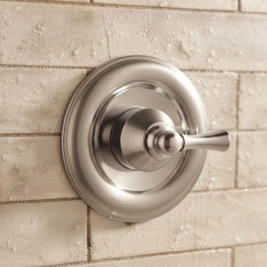 Click here to see Delta RP92931SP Delta Chamberlain Escutcheon for Monitor 14 Series 142747-I Shower & 144747-I Tub and Shower, SpotShield Brushed Nickel - RP92931SP