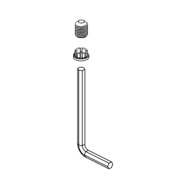 Click here to see Delta RP100464 Delta Cassidy Traditional Chrome Screw and Button for T5797-WL Wall-Mount Tub Filler - RP100464