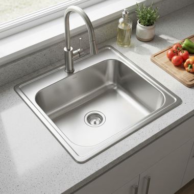 Click here to see Elkay LRADQ2222600 Elkay LRADQ2222600 Lustertone Classic 22
