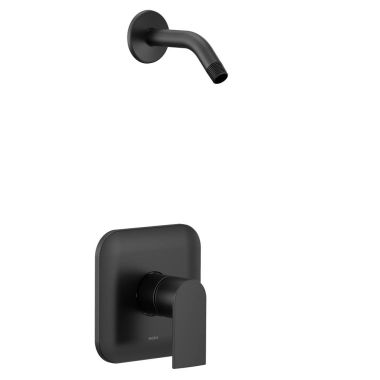 Click here to see Moen T2472NHBL Moen Genta LX Posi-Temp Single-Handle Shower Faucet, Lever Handle, M-PACT, Less Showerhead, Matte Black - T2472NHBL 